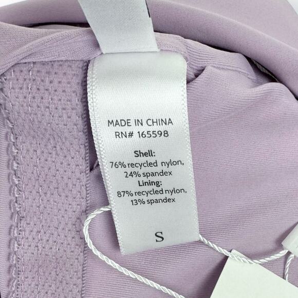 Andie Swim Womens Corsica High Neck One Piece Swimsuit Small Lavender - Picture 13 of 15